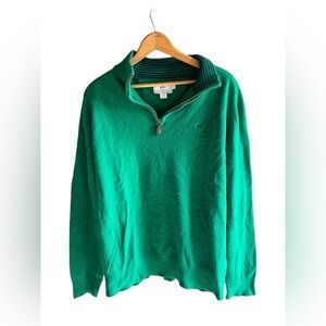 Southern Tides, wool and alpaca blend 1/4 zip, size large